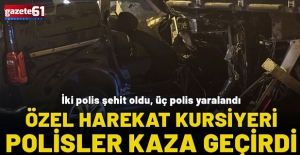 Özel harekat kursiyerlerini taşıyan araç TIR'a çarptı