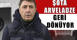 Şota Arveladze geri dönüyor