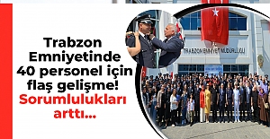 40 personel için flaş gelişme! Rütbe aldılar sorumlulukları arttı...