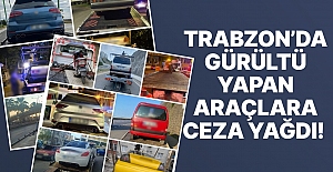 Trabzon’da Gürültü Yapan Araçlara Ceza Yağdı! 13 Araç Trafikten Men Edildi
