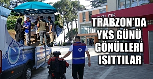 Trabzon’da YKS günü gönülleri ısıttılar