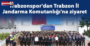 Trabzonspor'dan Trabzon İl Jandarma Komutanlığı'na ziyaret