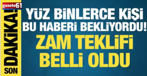 TÜRK-İŞ zam teklifini sundu