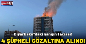 Yangın faciasında 4 gözaltı