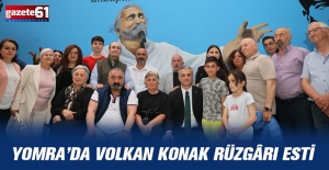 YOMRA’DA VOLKAN KONAK RÜZGÂRI ESTİ