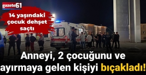 14 yaşındaki çocuk dehşet saçtı!