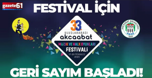 AKÇAABAT'TA FESTİVAL BAŞLIYOR