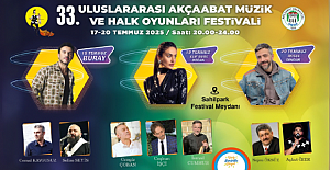 AKÇAABAT’TA 33. ULUSLARARASI AKÇAABAT MÜZİK VE HALK OYUNLARI FESTİVALİ BAŞLIYOR