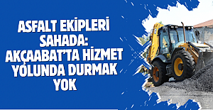 ASFALT EKİPLERİ SAHADA: AKÇAABAT’TA HİZMET YOLUNDA DURMAK YOK