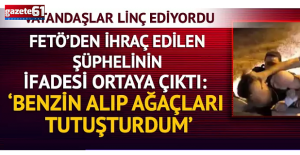 Bursa'daki orman yangınında benzin bidonuyla yakalanmıştı!
