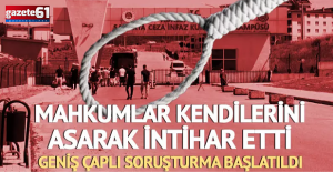 Cezaevindeki iki mahkum kendini astı!