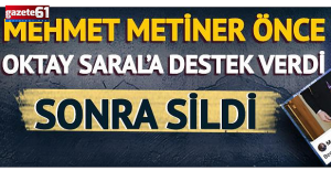 Eski vekil Mehmet Metiner önce 'İyi ki varsın' dedi sonra sildi