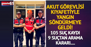 AKUT gönüllüsü gibi giydi, Bursa'daki yangın bölgesine geldi
