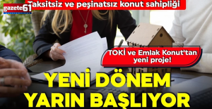 TOKİ ve Emlak Konut'tan yeni proje!