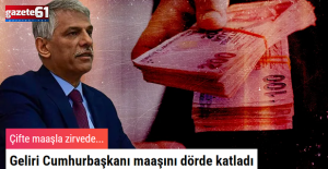 Geliri Cumhurbaşkanı maaşını dörde katladı