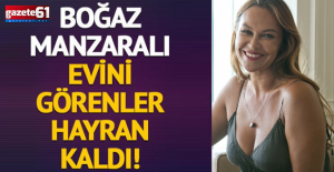Hülya Avşar'ın Boğaz manzaralı evinin salonu dikkat çekti!