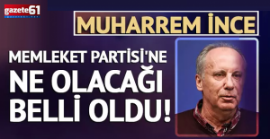 Memleket Partisi'ne ne olacağı belli oldu!