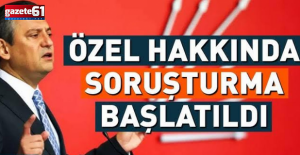 Özgür Özel hakkında soruşturma başlatıldı!