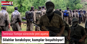 Terör örgütü bugün silah bırakıyor