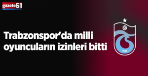 Trabzonspor'da izinler bitti
