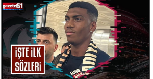 Trabzonspor'un yeni transferi Felipe Augusto Trabzon'da!