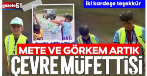 Bakan Kurum’dan yayladaki çöpleri toplayan iki kardeşe teşekkür