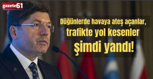 Bakan Tunç Trabzon'da düğün magandalarını anlattı