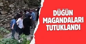 Düğün magandaları tutuklandı. Güvenlik gerekçesiyle Trabzon’dan ifade verdiler….