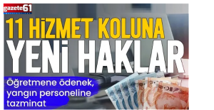 11 hizmet koluna yeni haklar!