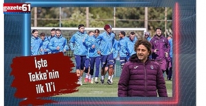 İşte Fatih Tekke'nin Samsunspor maçı 11'i