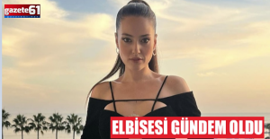 Pelin Akil, mini elbisesiyle gündem oldu