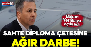 Sahte diploma çetesine ağır darbe!