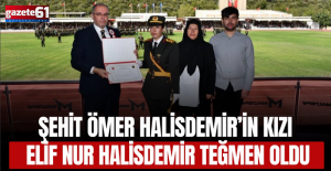 Şehit Ömer Halisdemir'in kızı teğmen oldu