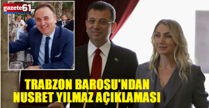 Trabzon Barosu’ndan Nusret Yılmaz açıklaması!