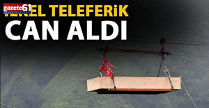 Trabzon'da teleferik faciası: Karı koca akıma kapıldı!