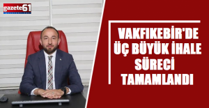 Trabzon'un o ilçesinde 3 önemli yatırımda ihale süreci tamamlandı!