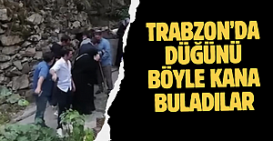 Trabzon'da düğün öncesi kutlamada 1 kişi öldü 2 kişi yaralı.. Olayın görüntüleri ortaya çıktı!