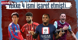 Trabzonspor'da orta saha borsası! Tekke 4 ismi işaret etmişti