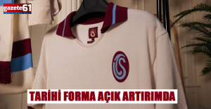 Trabzonspor'un tarihi forması açık artırmada satışta!