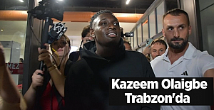 Trabzonspor’un yeni transferi Kazeem Olaigbe Trabzon’da
