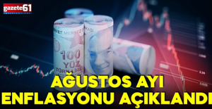 Ağustos ayı enflasyonu belli oldu!