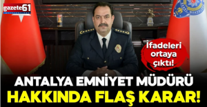 Antalya Emniyet Müdürü İlker Arslan'ın rüşvet trafiği işlem dekontundan çıktı!