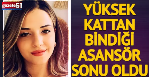 Asansörün 7.katta halatı koptu!