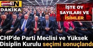 CHP'de Parti Meclisi ve Yüksek Disiplin Kurulu seçimi sonuçlandı