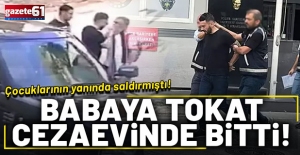 Çocuklarının yanında babaya şiddet uygulayan şüpheli tutuklandı!