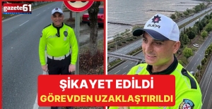 Fenomen trafik polisi görevden uzaklaştırıldı
