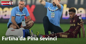 Fırtına’da Pina sevinci