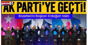 İki Başkan AK Parti'ye Geçti