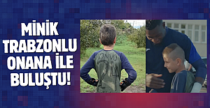 Minik Trabzonsporlu Onana ile buluştu!
