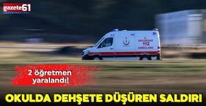 Okulda dehşet! 2 öğretmen yaralandı